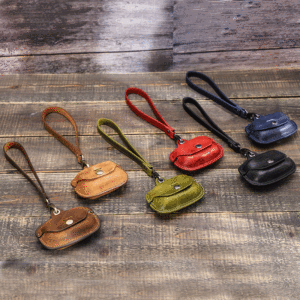 Crazy Horse-Funda de cuero de vaca para auriculares <span class=keywords><strong>Sony</strong></span> <span class=keywords><strong>wf</strong></span>-<span class=keywords><strong>1000xm4</strong></span>, Funda de cuero genuino para auriculares <span class=keywords><strong>Sony</strong></span> <span class=keywords><strong>wf</strong></span> 1000 xm4 - Product Image 4