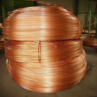 Cable de Cobre Puro de Alta Conductividad C11000 ETP, Cable de Cobre Rojo de 0.1mm-12mm, Bobina de Cable de Cobre en Stock, ¡Gran Oferta!