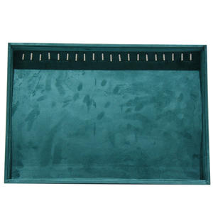 Bandeja de adorno de jade verde oscuro para pulsera, anillo, pendiente, <span class=keywords><strong>Red</strong></span> de exhibición, estante de almacenamiento de joyería roja con estante de adorno <span class=keywords><strong>PEPE</strong></span> - Product Image 5