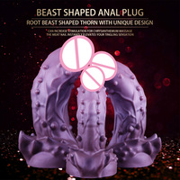 Dildo réaliste texturé en silicone liquide souple, masseur intime féminin, jouet de plaisir pour adultes, design sûr pour le corps, étanche