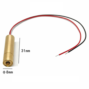 Module laser à point rouge 8x31mm 650nm 5mW pour le positionnement de ligne sur les machines de découpe de bois et de pierre, laser 650nm - Product Image 2