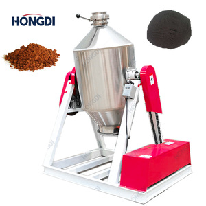 <b>Zero</b> Leakage 1000L Double Cone Mixer with Butterfly Valve, Heavy Duty Carbon Steel Support Powder Blender for Fertilizer Plant - Product Image 2