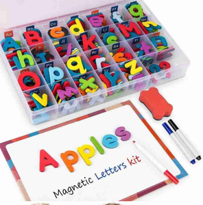 <span class=keywords><strong>Abc123</strong></span>เด็กของเล่นเพื่อการศึกษาแม่เหล็กตัวอักษรและตัวเลขห้องเรียนชุดการเรียนการสอน - Product Image 1