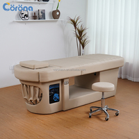 Lit de shampoing thaï multifonctionnel avec fonction de massage des pieds pour salon et spa