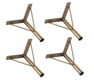 Pieds de table en fer doré moderne, pieds de meuble en fer pour salle à manger/cuisine/salon/chambre pour chaises salles de bain - Product Image 3