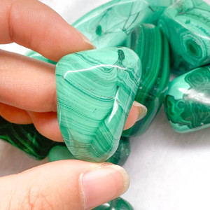 Cristal de Malachi, cristal Natural, malaquita de alta calidad, piedra caída, cristal curativo, caídas de malaquita para meditación - Product Image 4
