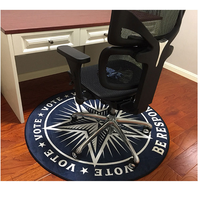 Tapis de jeu en caoutchouc non tissé résistant à l'usure avec impression de logo personnalisée Tigerwings, tapis de chaise de jeu