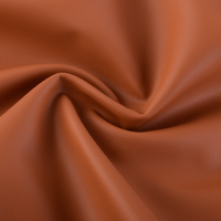 1.4mm Texture en cuir véritable et motif anti-rayures Tissu PU élastique et doux sans solvant Revêtement de canapé pour la maison ou les sièges de voiture