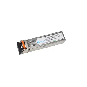 SFP CWDM 1.25G โหมดเดี่ยว 80KM 1570nm โมดูลรับส่งสัญญาณตัวเชื่อมต่อ LC คู่