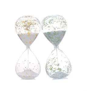 Timer con stella e glitter a mano sabbia sabbia rosa 3 minuti di sabbia mostra mostra clock ora vetro