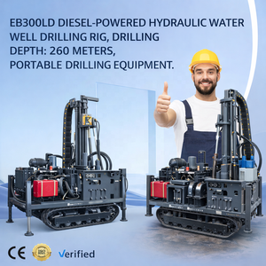 Foreuse de puits profonds <span class=keywords><strong>Earlybird</strong></span> 260m, moteur 60HP quatre cylindres, type chenillé, machine de forage de puits d'eau à vendre - Product Image 4