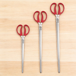 Stainless Steel Long Reach Tongs With Red Handles For Crab Lobster Seafood Handling Heavy Duty Kitchen Tools - Product Image 2