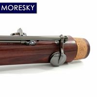 MORESKY Professional Soprano Clarinet Bb Rosewood Mopane Body 17-Key Black Nickel Plating Customized Model M18