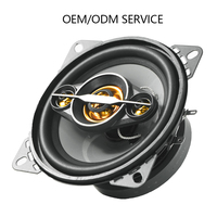 Grille de haut-parleur coaxial 4 voies HYANKA HCS-8604 de 4 pouces avec panier en fer, 4 ohms, 20 W RMS