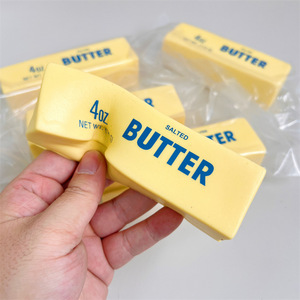 Soft And Sticky Butter Bar Slow-rebound Squishy Stress-relief Ultra-soft Pu Simulated Bread Toy - Product Image 4