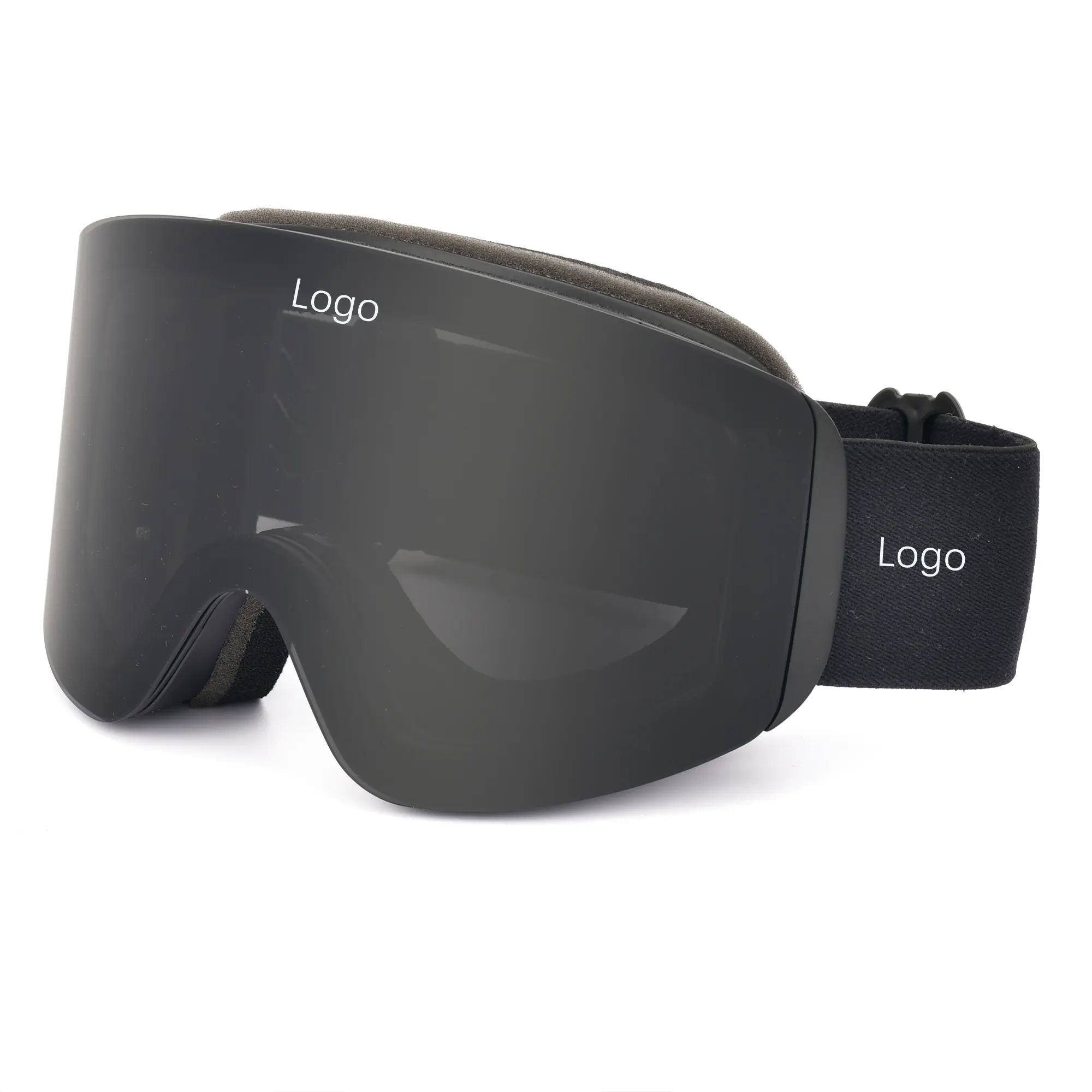 Kayak gözlükleri fabrika UV400 koruma kar kurulu gözlük OEM özel Anti sis kayak gözlüğü googles sapanlar manyetik lens kayak gözlüğü