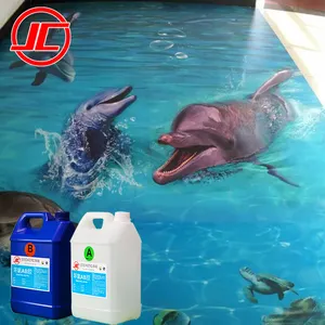 Anti-scratch Clear Epoxy Resin And Hardener for Floor Coating System