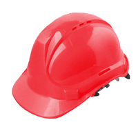 Casque de sécurité de chantier DINGQI de bonne qualité, casque de sécurité en PE avec mentonnière