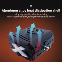 Cinq Modes Moto Projecteurs Avec Blue Devil Eyes ed Phare Conduite Lumières Travail lumière Brouillard Lampe Ampoule pour Voiture Camion