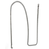 Vnox — collier en chaîne Double sol en acier inoxydable pour hommes et femmes, boucle simple