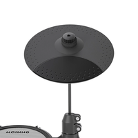 Kit de batterie électronique silencieuse avec peaux en mesh pour studio à domicile