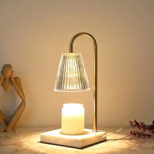 Camera da letto di lusso senza fiamma di vetro cera Melt scalda lampada USB alimentato elettrico aromaterapia <span class=keywords><strong>per</strong></span> oli essenziali - Product Image 6