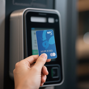 Fabrik preis Benutzer definiert gedruckt leer schwarz Smart Nfc Chip PVC-Papier Digitale Visitenkarte Nfc Visitenkarten - Product Image 1