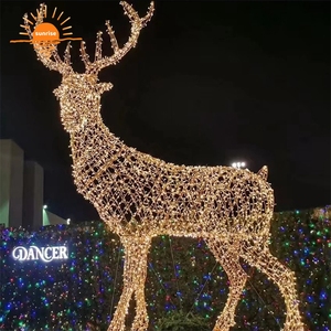 Luces LED 3D Personalizables, Decoraciones Navideñas Grandes para Exteriores para Uso Comercial - Product Image 6