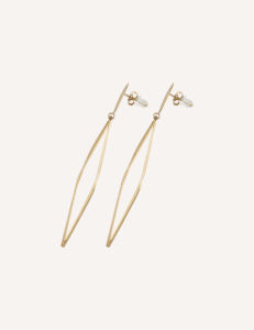 Pendientes YXQ E243 de Acero Inoxidable Color Dorado, Simplicidad Moderna y Elegancia Diaria - Product Image 2