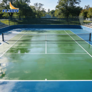 Dalles de sol pour terrains de tennis en PVC antidérapantes, écologiques et professionnelles, faciles à installer, pour usage intérieur/extérieur, certifiées CE - Product Image 2