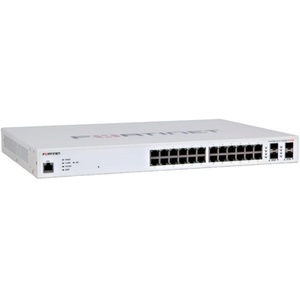 FortiSwitch FS-124F | 24x1G Gigabit + 4x10G SFP+ Uplinks, L2 Managed <b>Switch</b>, FortiLink Integration - Product Image 3