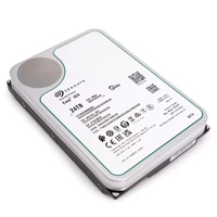 Hard Drive perusahaan asli baru Exos X24 Enter 24TB 7.2K RPM SATA 6 Gb/s 512e CMR 3.5in Server perusahaan Datacenter