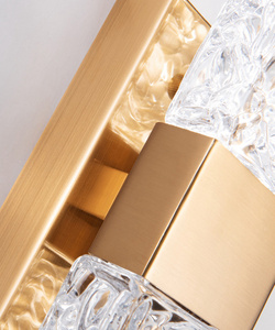 Apliques de Pared de Cristal LED Dorados con Lámparas de Pared de Cristal de Burbujas Modernas, Apliques de Cristal para Tocador - Product Image 6