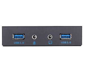 3.5 pollici Custom USB3.0 parti del <span class=keywords><strong>Computer</strong></span> pannello frontale con 2 porte USB 3.0 digitare un HD Audio e porta microfono - Product Image 4