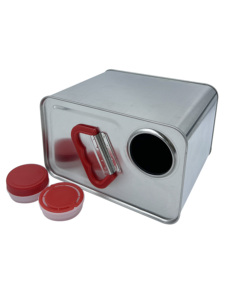 Fabricant de boîtes métalliques carrées personnalisées <span class=keywords><strong>2L</strong></span> pour huile moteur Boîte de conserve pour peinture huile moteur <span class=keywords><strong>essence</strong></span> produits chimiques emballage de stockage - Product Image 2