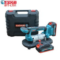 Ventosa Vibratoria BIYOTI con Batería de Litio de 20V, Capacidad Máxima de Elevación de 1200W y 200kg, Herramienta de Instalación de Azulejos con Velocidad Ajustable