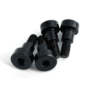 Viti a Spallamento con Testa Bombata Esagonale Incassata, Grado 5, Zincate Blu, Acciaio <span class=keywords><strong>10B21</strong></span>, OEM - Product Image 4