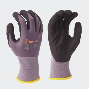 Venta Directa de Fábrica, Guantes de Seguridad Flexibles Recubiertos de Nitrilo, Guantes de Trabajo y Jardinería para Protección <span class=keywords><strong>Laboral</strong></span> - Product Image 1