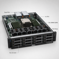 Serveur en rack 2U R760XS2U à double socket, haute capacité, Xeon Silver 4110, 256 Go DDR4, 2x960 Go SSD, 4x16 To HDD