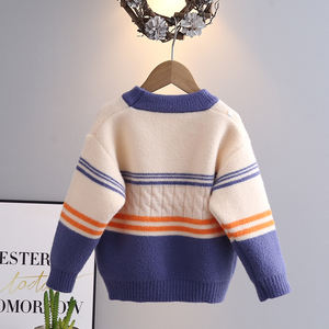 Vente en gros de <span class=keywords><strong>pull</strong></span>-over en polyester de haute qualité à manches longues bleu <span class=keywords><strong>orange</strong></span> blanc <span class=keywords><strong>pull</strong></span>-over personnalisé <span class=keywords><strong>pull</strong></span> pour garçons - Product Image 4