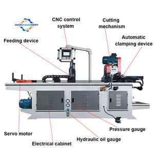 Máquina de Corte Automática de Tubos Redondos <span class=keywords><strong>DR</strong></span>-425CNC, Máquina de Corte de Tubos Automática de Alta Precisión y Alta Eficiencia - Product Image 2