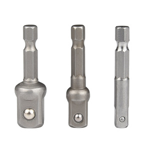 Adaptador Baolian de vástago hexagonal a cuadrado 1/4 3/8 1/2 pulgadas para taladro eléctrico y llave neumática, varilla de extensión - Product Image 2