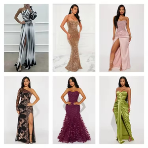 ชุดเดรสแบรนด์ใหม่คละแบบขายส่งยกกระสอบ เสื้อผ้ามือสอง Ropa Mujer ขายส่ง Vestido ผู้จัดจำหน่ายขายส่งยกกระสอบ สินค้าในสต็อก - Product Image 3
