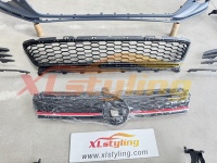 XLstyling nuevo parachoques delantero con rejilla accesorios de coche de alta calidad Kit de carrocería de conversión Facelift para Golf MK7 a 7,5 GTI