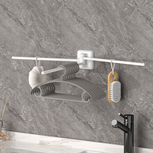 Portasciugamani da Parete per Bagno e <span class=keywords><strong>Cucina</strong></span>, Barra <span class=keywords><strong>Porta</strong></span> Asciugamani Autoadesiva Rimovibile per Bagno - Product Image 3