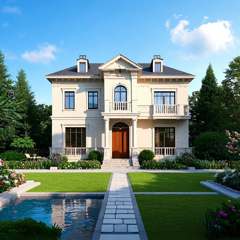 Villas Luxury Prefabricated House 3 Bedroom