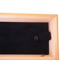 Boîte à bijoux/montres en tissu nylon, boîtier à revêtement UV coloré, pour colliers et bagues, offre spéciale, haut de gamme