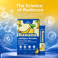 Poudre de protéines de collagène de banane Aeglewell, isolat de protéines de lactosérum hydrolysé en bâtonnets, marque privée, boîte personnalisée