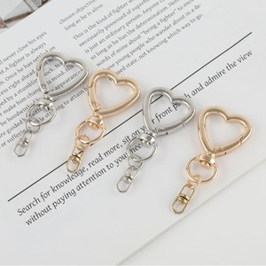 ตะขอเกี่ยวรูปหัวใจโลหะแบบหนีบสำหรับทำเครื่องประดับ DIY พวงกุญแจ สายคล้องกระเป๋า - Product Image 1