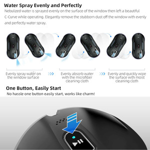 <span class=keywords><strong>Robot</strong></span> limpiador inteligente para ventanas, limpiador ultrasónico de cristales con <span class=keywords><strong>control</strong></span> remoto para teléfono inteligente, <span class=keywords><strong>robot</strong></span> eléctrico de limpieza de ventanas, 2 unidades - Product Image 5